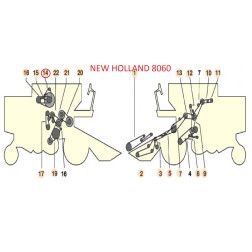 Diržas HARVEST BELTS HL/H-3186 NH 80230077