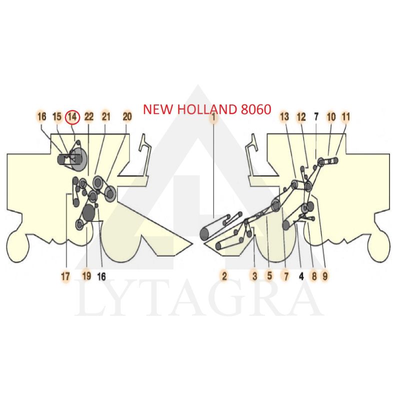 Diržas GATES 0812262 (HL-45-3226 LA)