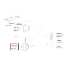 Pusmovė ROU-6 PIN 01.530
