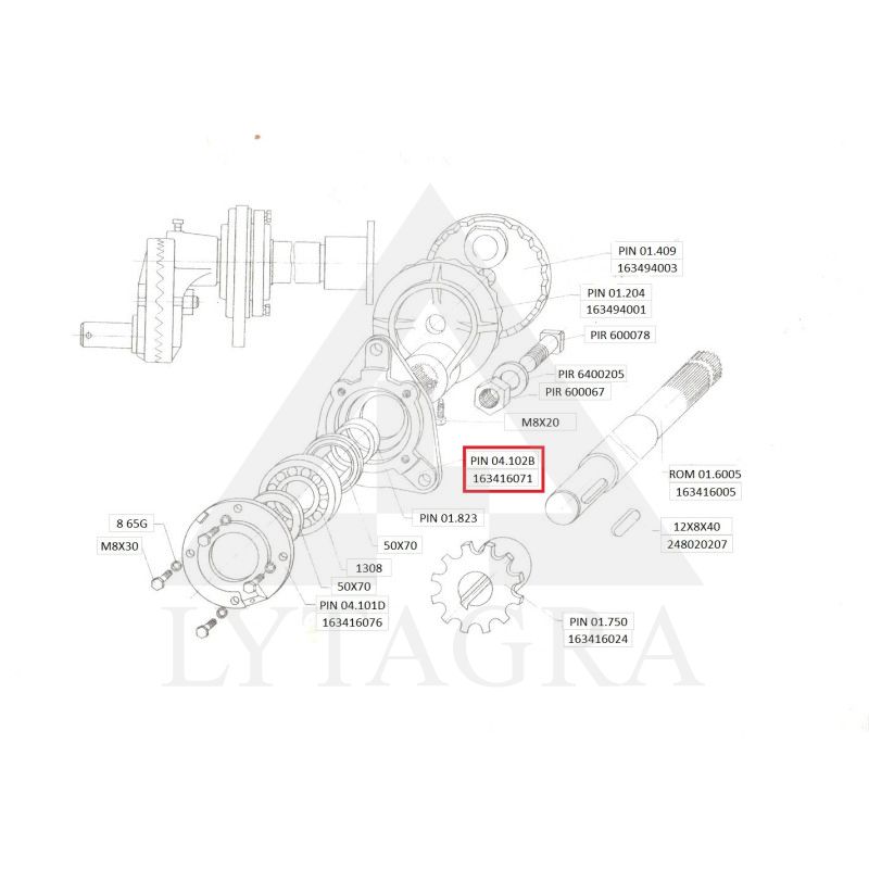 Guoliavietė ROU-6 PIN 04.102