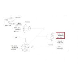 Pusmovė ROU-6 PIN 01.760
