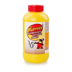 KURMIS, granuliuota kanalizacijos vamzdžių valymo priemonė, 500 g