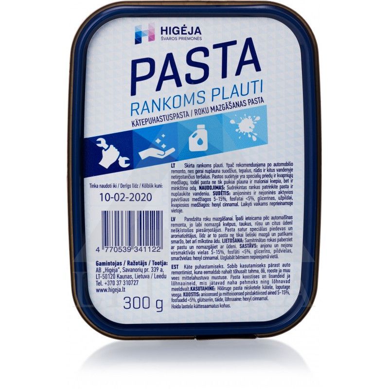 Pasta rankoms plauti, 300g