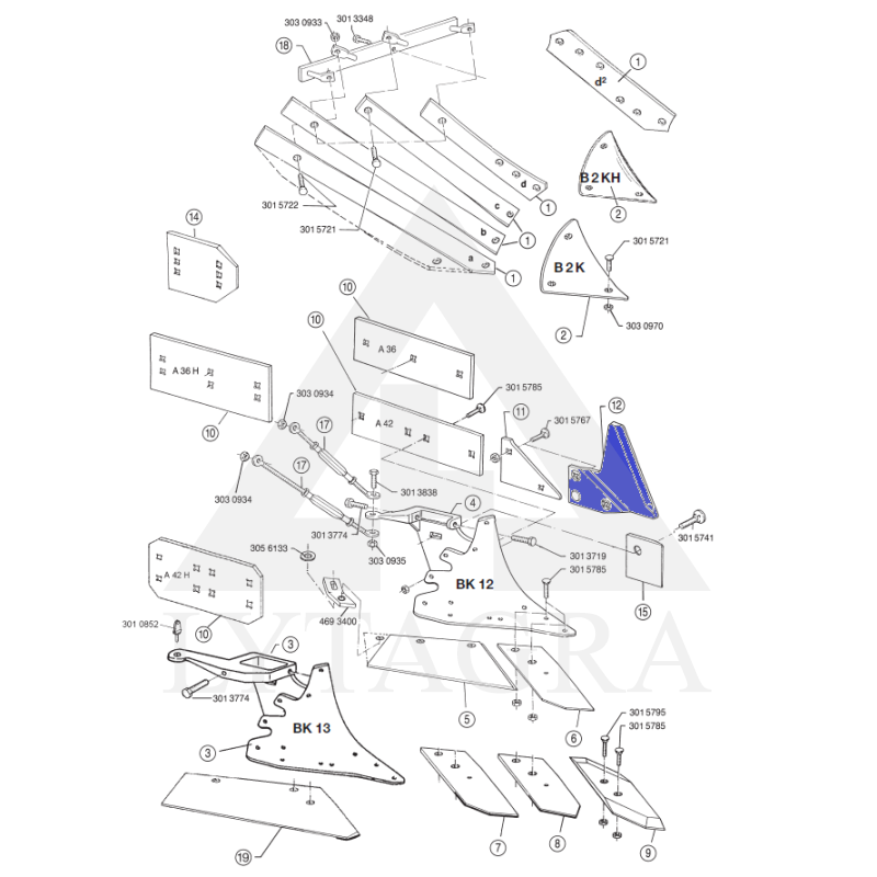 3492891 Lauko lenta Lemken