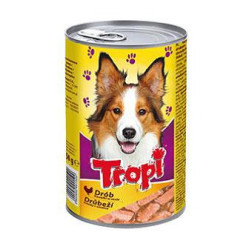 TROPI KAČIŲ ĖDALAS SU PAUKŠTIENOS GABALIUKAIS PADAŽE, 1.25 KG