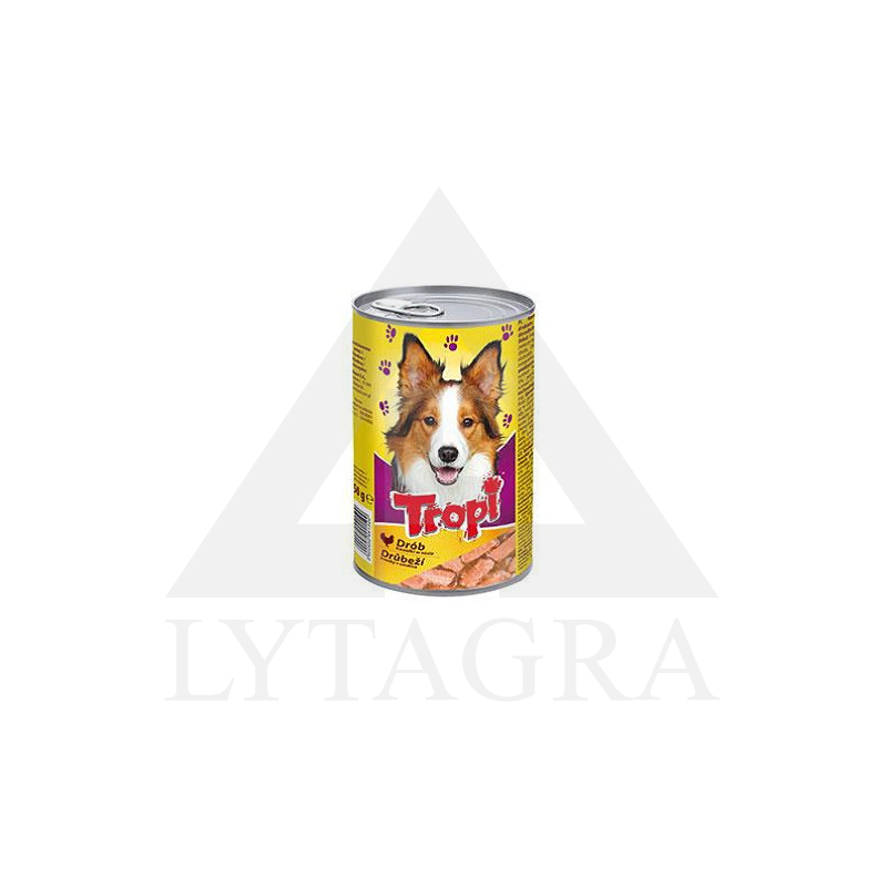 TROPI KAČIŲ ĖDALAS SU PAUKŠTIENOS GABALIUKAIS PADAŽE, 1.25 KG