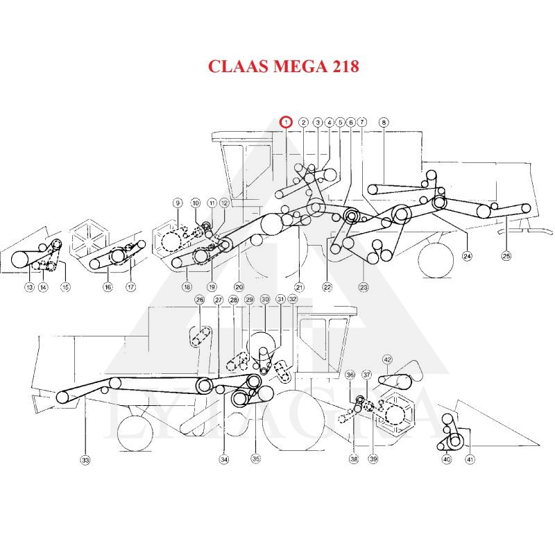 Diržas GATES 1425229 (4HB-2450)