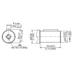 Hidraulinis variklis BMP250 25mm 237aps/min 8.2kw 250cm3