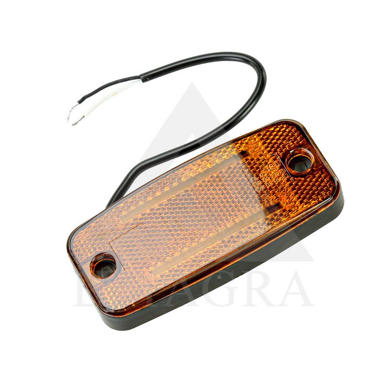 LED šoninis žibintas/atšvaistas, geltonas, 453707010
