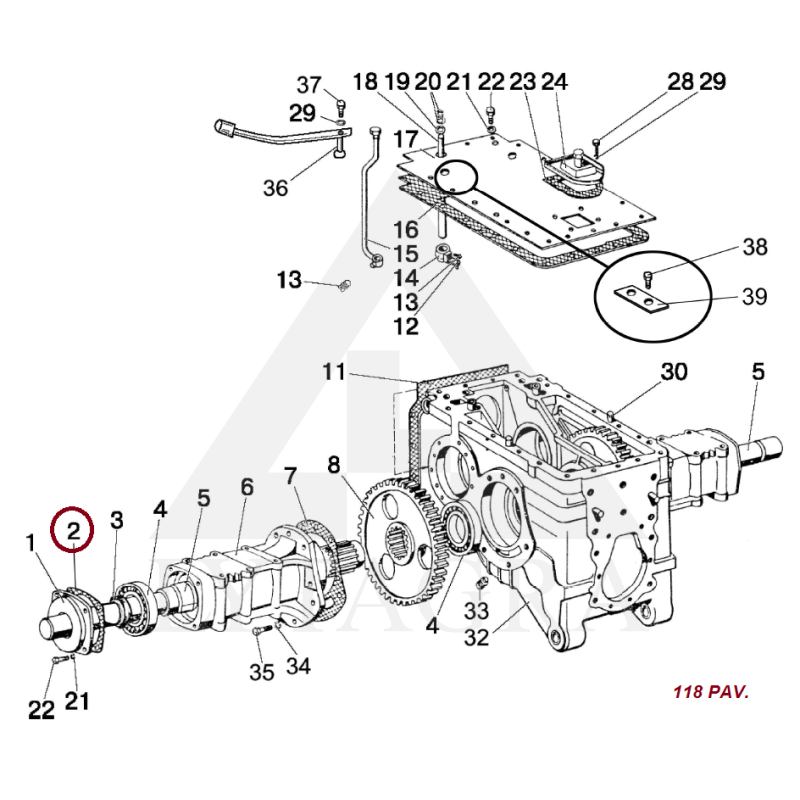 Galinio tilto, dangtelio, tarpinė 50-2407029