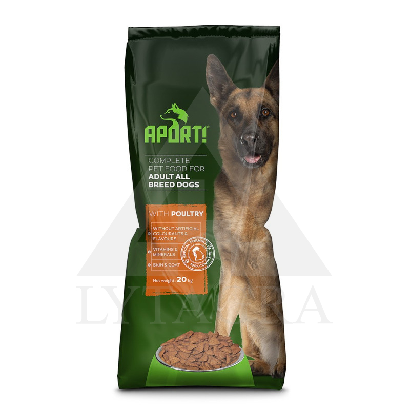 APORT ĖDALAS ŠUNIMS SU PAUKŠTIENA, 20 KG