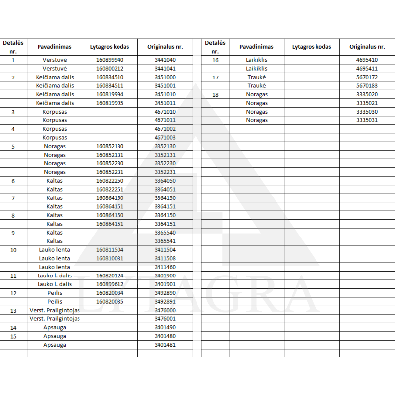 3441040 Verstuvė Lemken
