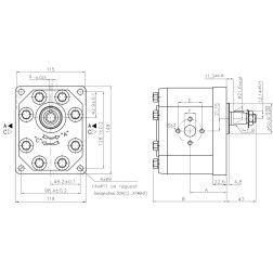 Hidraulinis siurblys H30C46X146 69l 230bar