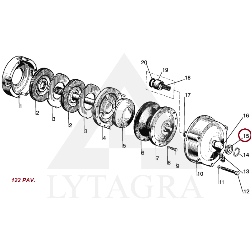 Blokiruotės mechanizmo sandarintojas 82P-2409036