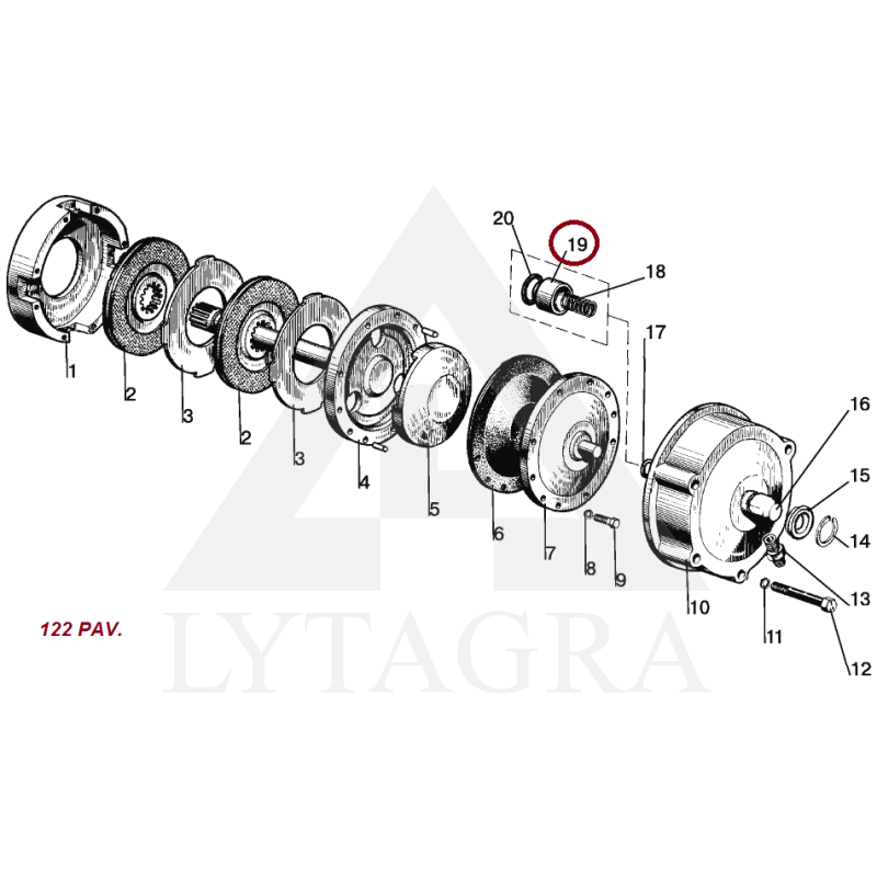 Blokiruotės mechanizmo įvorė 70-2409027