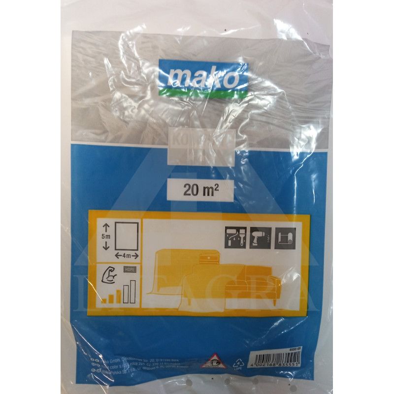 UŽDANGA HDPE 4x5M 0.012MM 835505 MEDIUM 184041
