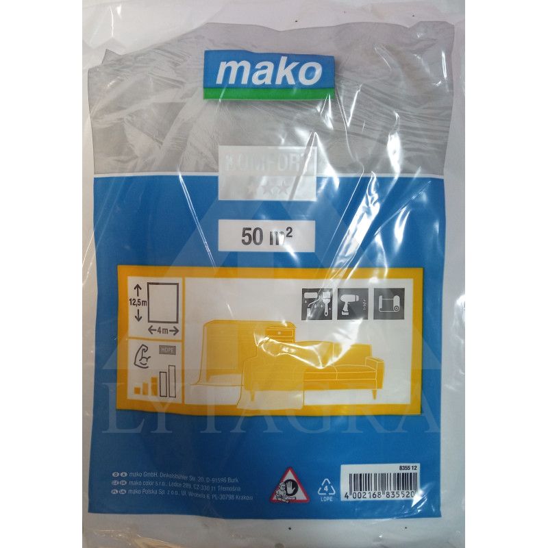 UŽDANGA HDPE 4x12,5M 0.012MM 835512 MEDIUM