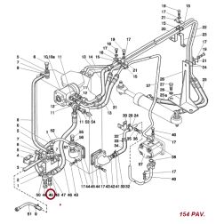 Hidraulinės sistemos varžtas 40-4607032 Hidraulinės sistemos varžtas 40-4607032