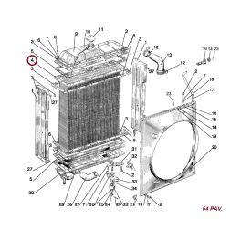 Varinė radiatoriaus šerdis 70U-1301020
