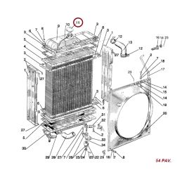 Mažas aušinimo radiatoriaus dangtelis A21.01.270