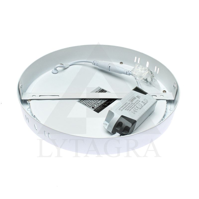 LED Šviestuvas apvalus Stromtec QS-PL-18W-NS-R