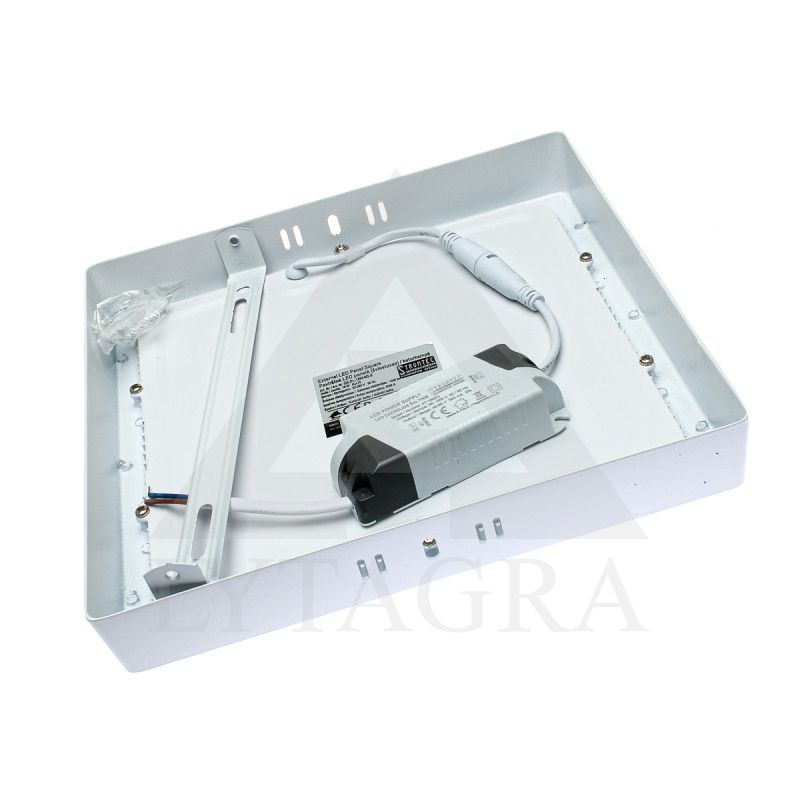 LED Šviestuvas keturkampis Stromtec QS-PL-18W-NS-S