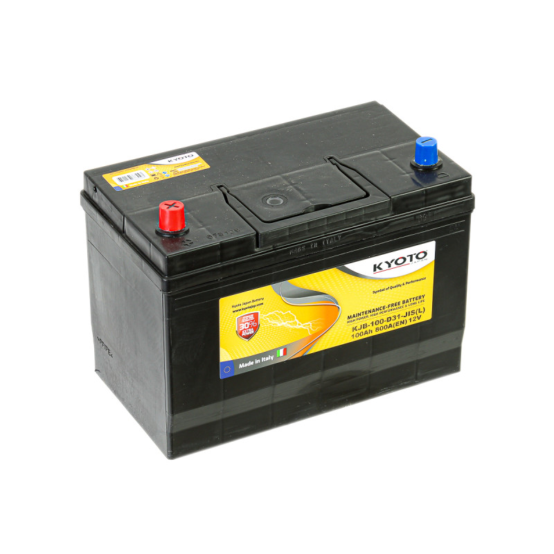 Akumuliatorius KYOTO JIN 12 V / 100 Ah / 800 A / L+