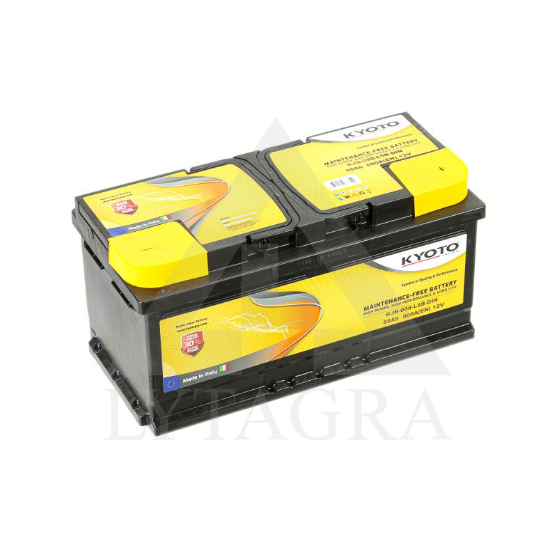 Akumuliatorius KYOTO 12V 88Ah 760 L+