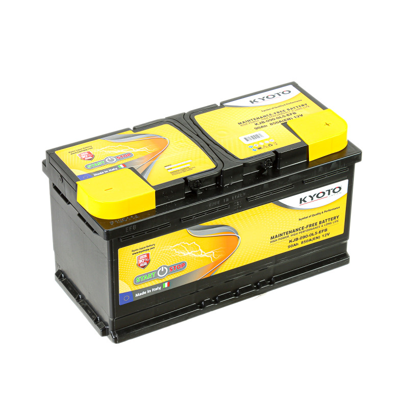Akumuliatorius KYOTO EFB 12V 90Ah 850 A R+
