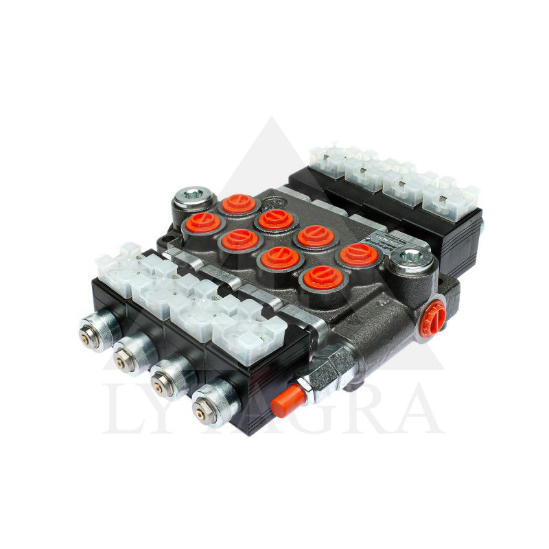 04Z50AAAAES312VDCG Elektrinis paskirstytojas 4 sekcijų 50ltr/min. 12V.