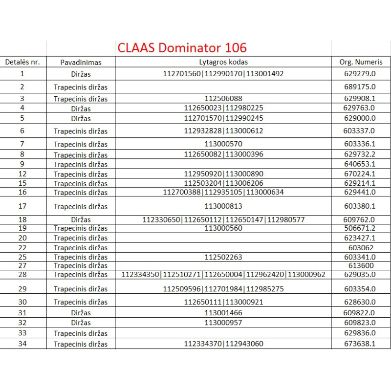 DIRŽAS 32-19-3060 (LI) AGRIBELTS