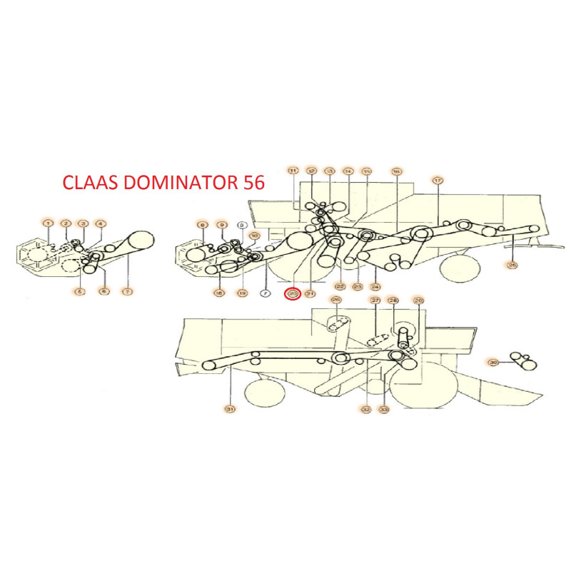 DIRŽAS 32-19-3060 (LI) AGRIBELTS