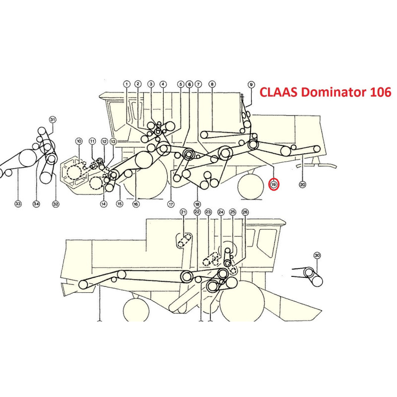 Diržas GATES 1454323 (20-12.5-2950)