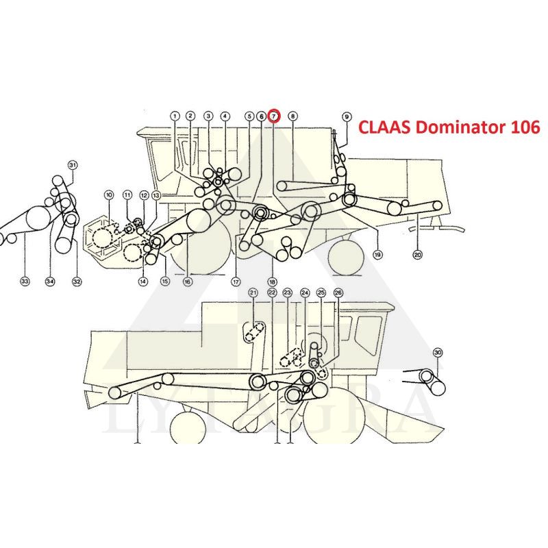 Diržas GATES 1429345 (20-12.5-3900)