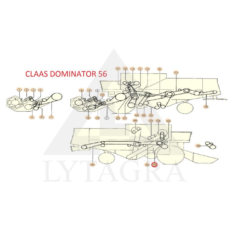 Diržas GATES 1413166 (50-1882  50-1930 LA)