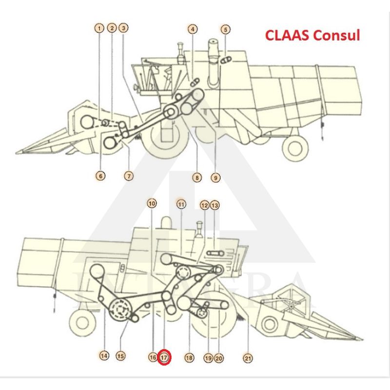 Diražs GATES 1459199 (28-1180)