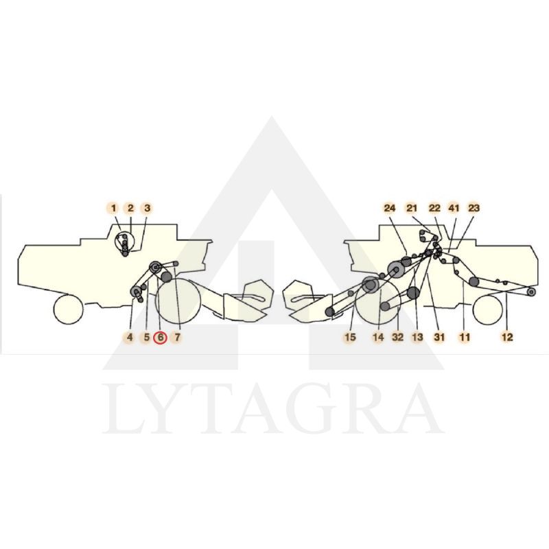 Diržas GATES 0713182 (51-2121 LA)