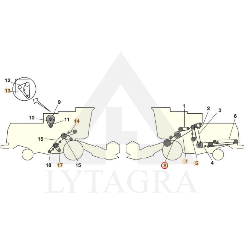 Diržas GATES 0224306 (3HB-3510)