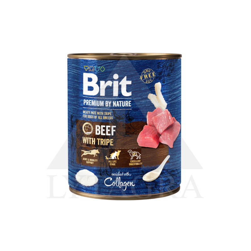 Konservai šunims Brit By Nature su jautiena