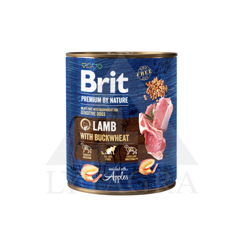 Konservai šunims Brit By Nature su ėriena