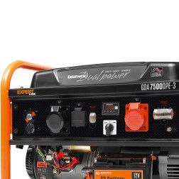 Benzininis elektros generatorius DAEWOO GDA 7500 DPE-3 6,5kW