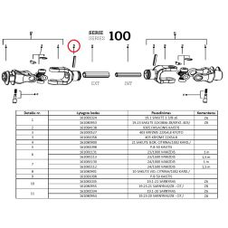 Kaištis DIN1481  8x50