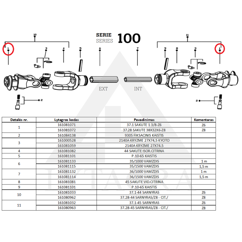 Šakutė 37.E SAKUTE 38X32X6-Z8