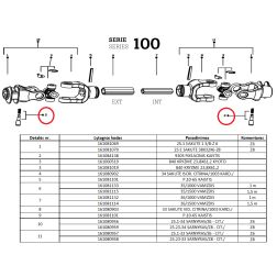 Fiksacinis kaištis 9305