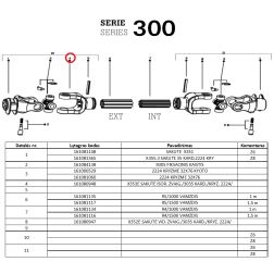 Šakutė X353E /3035 KARD./KRYZ. 2224/