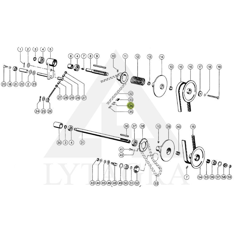 Grandinės sujungimas CLAAS 670252