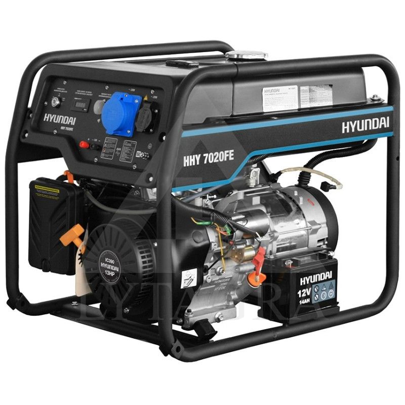 Benzininis elektros generatorius Hyundai HHY7020FE 5,5 kW