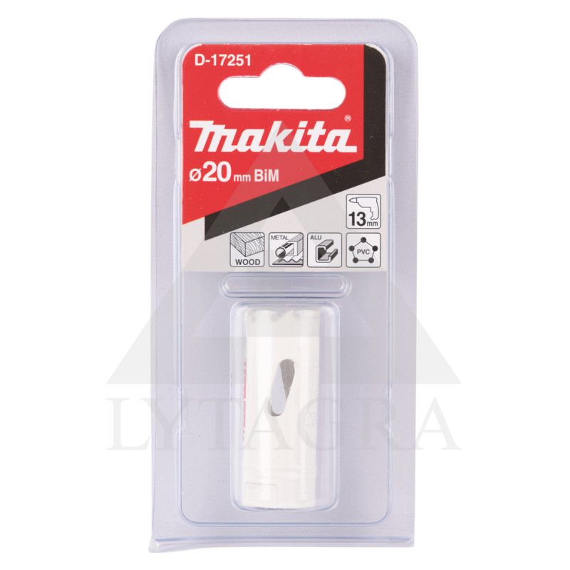 Bi-Metal 20mm gręžimo karūna Makita D-17251
