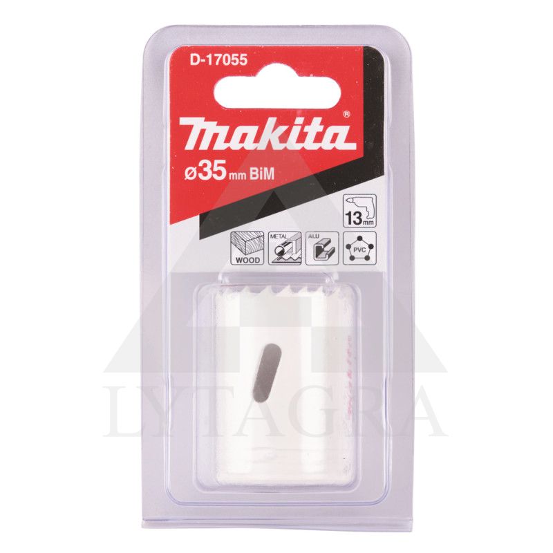Bi-Metal 35mm gręžimo karūna Makita D-17055