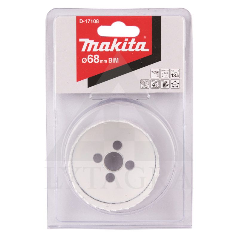 Bi-Metal 68mm gręžimo karūna Makita D-17108